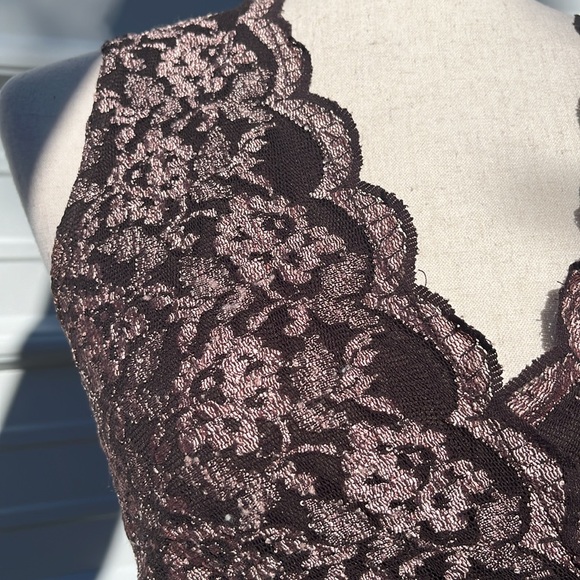 Lace Floral Cami Fairy Top Size M - Picture 3 of 8